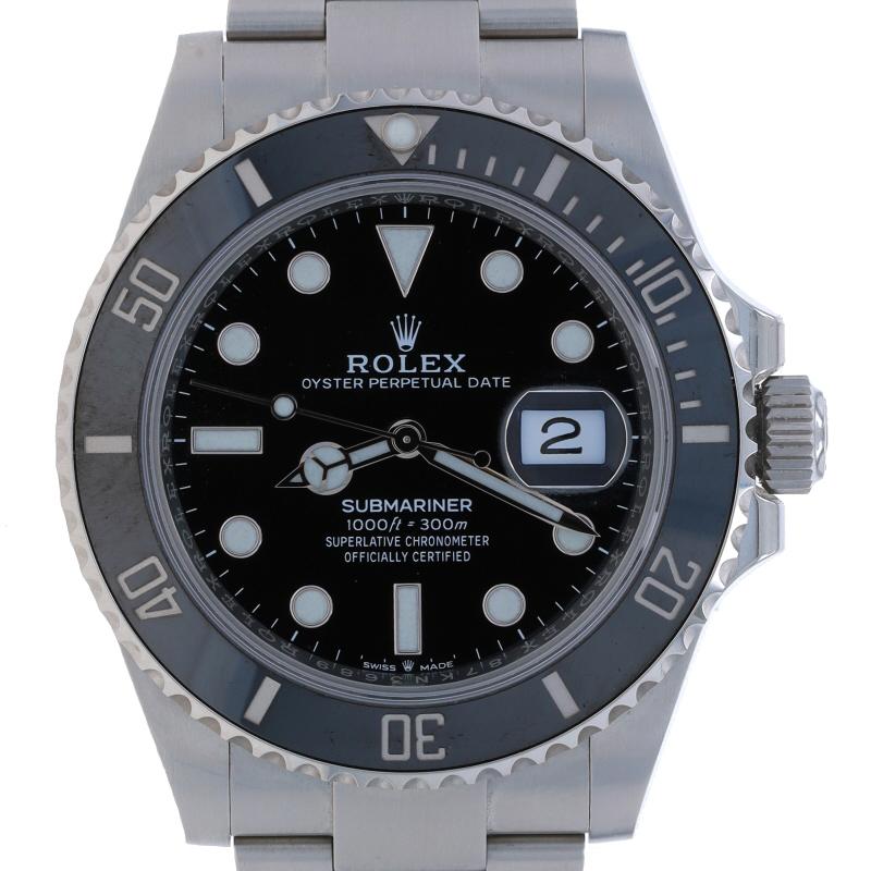 Brand: Rolex
Model: Submariner Date
Model Number: 126610LN
Movement: Automatic
Warranty: Manufacturer Five Year
Year: 2022
Movement Maker: Swiss
Dial Color: Black

Metal Content: Stainless Steel

Material Information
Ceramic Bezel
Color: