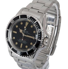 Rolex Submariner Date Red Writing Vintage Edelstahl Mark V 1680