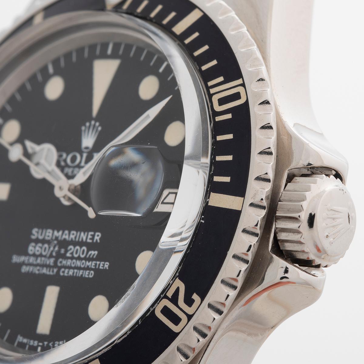 Rolex Submariner Date, Ref 1680, caja de 40 mm, esfera y agujas con pátina coetánea, 1977/78 en venta 2