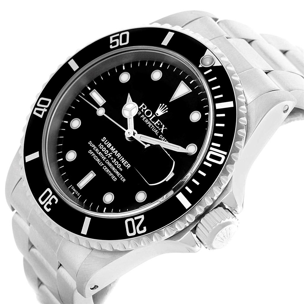 Rolex Submariner Date Stainless Steel Men's Watch 16610 For Sale 5
