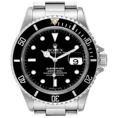 Vintage Rolex Submariner Date Stainless Steel Men's Watch 16610