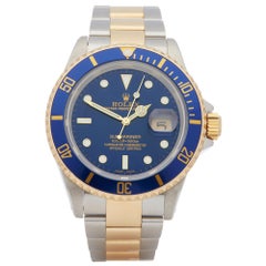 Rolex Submariner Date Stainless Steel and Yellow Gold 11613LB