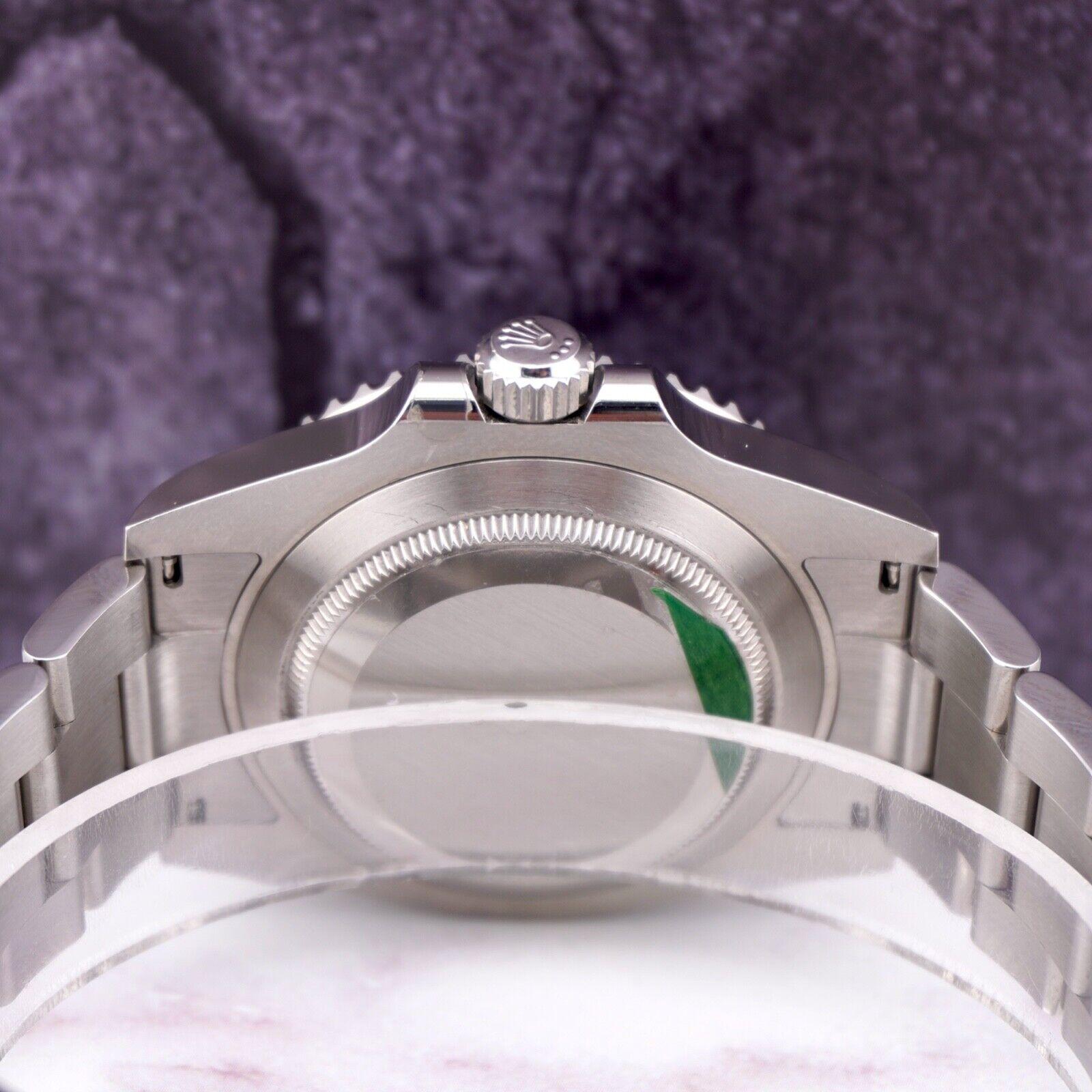 Women's or Men's Rolex Submariner Date Starbucks 40mm Green Bezel Steel Black Dial Watch 126610LV For Sale