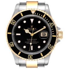 Rolex Submariner Date Steel 18 Karat Yellow Gold Men’s Watch 16613