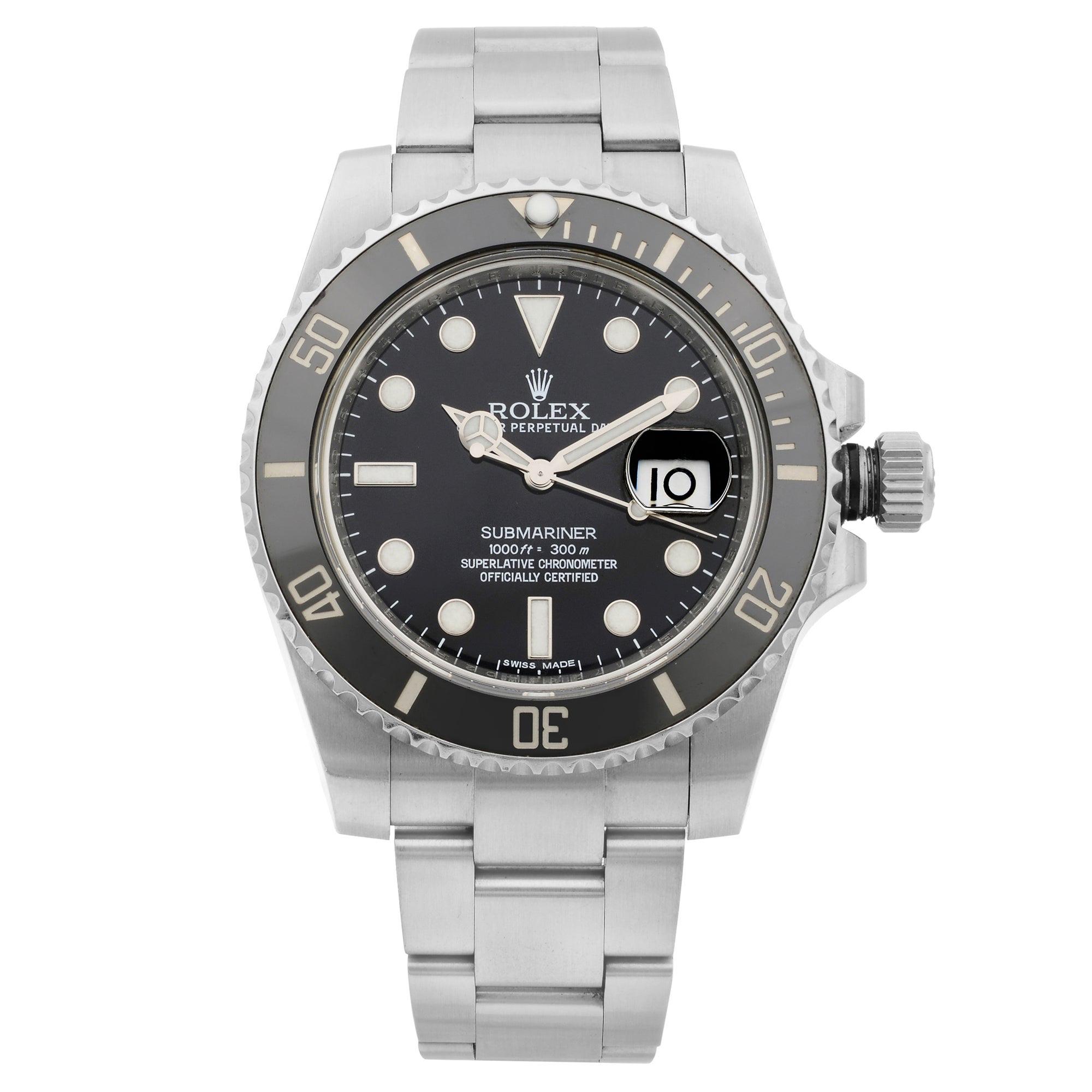 rolex submariner mens automatic watch 116610ln