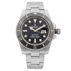 Rolex Submariner Date Steel Ceramic Black Dial Automatic Men's Watch 116610LN