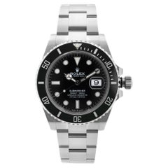 Used Rolex Submariner Date Steel Ceramic Black Dial Men's Watch 126610LN