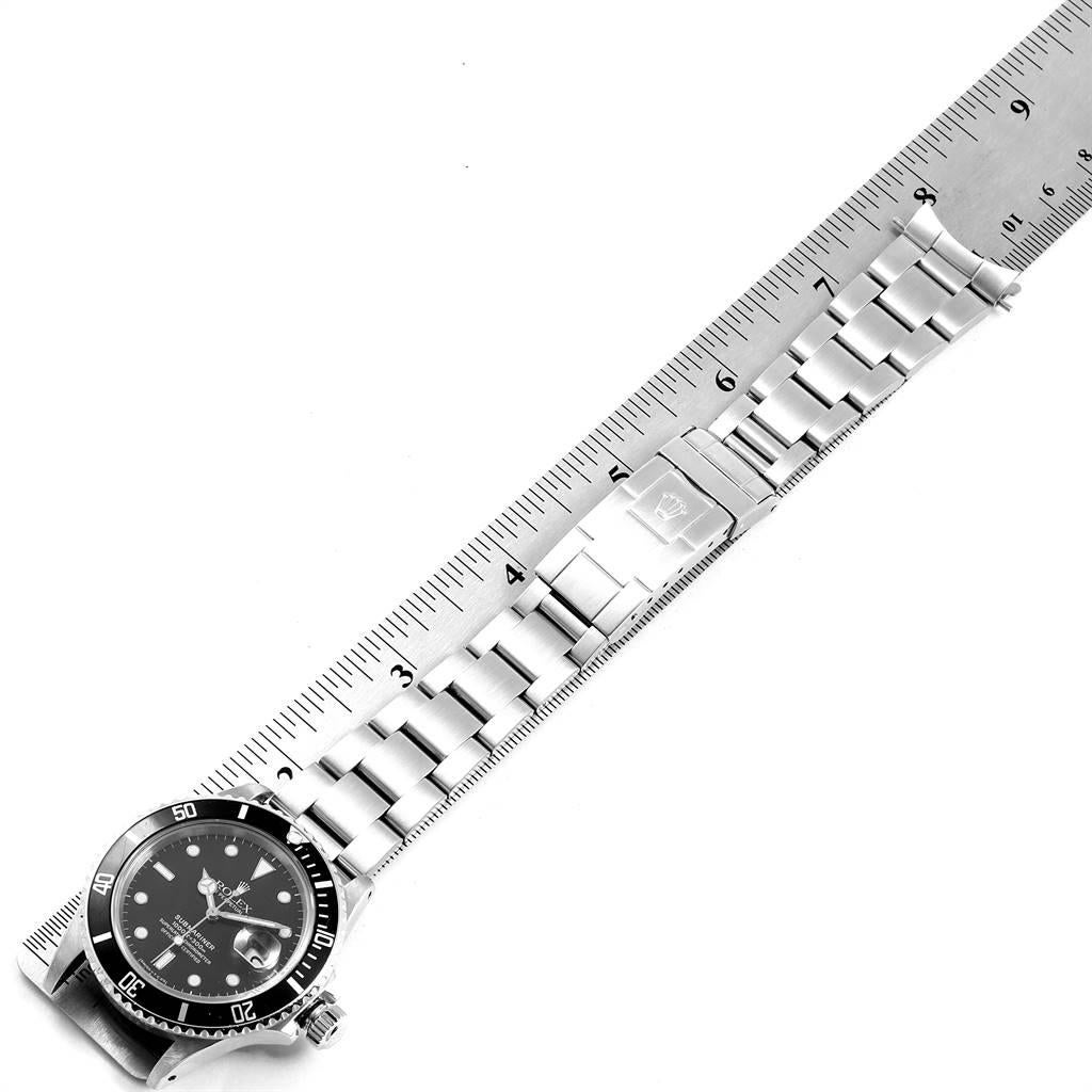 Rolex Submariner Date Steel Men’s Vintage Watch 16800 Box 6