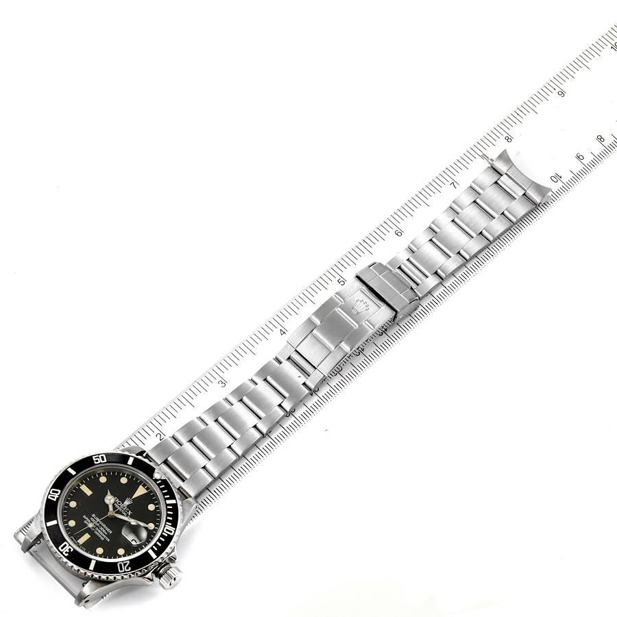 Rolex Submariner Date Steel Mens Vintage Watch 16800 Box 3