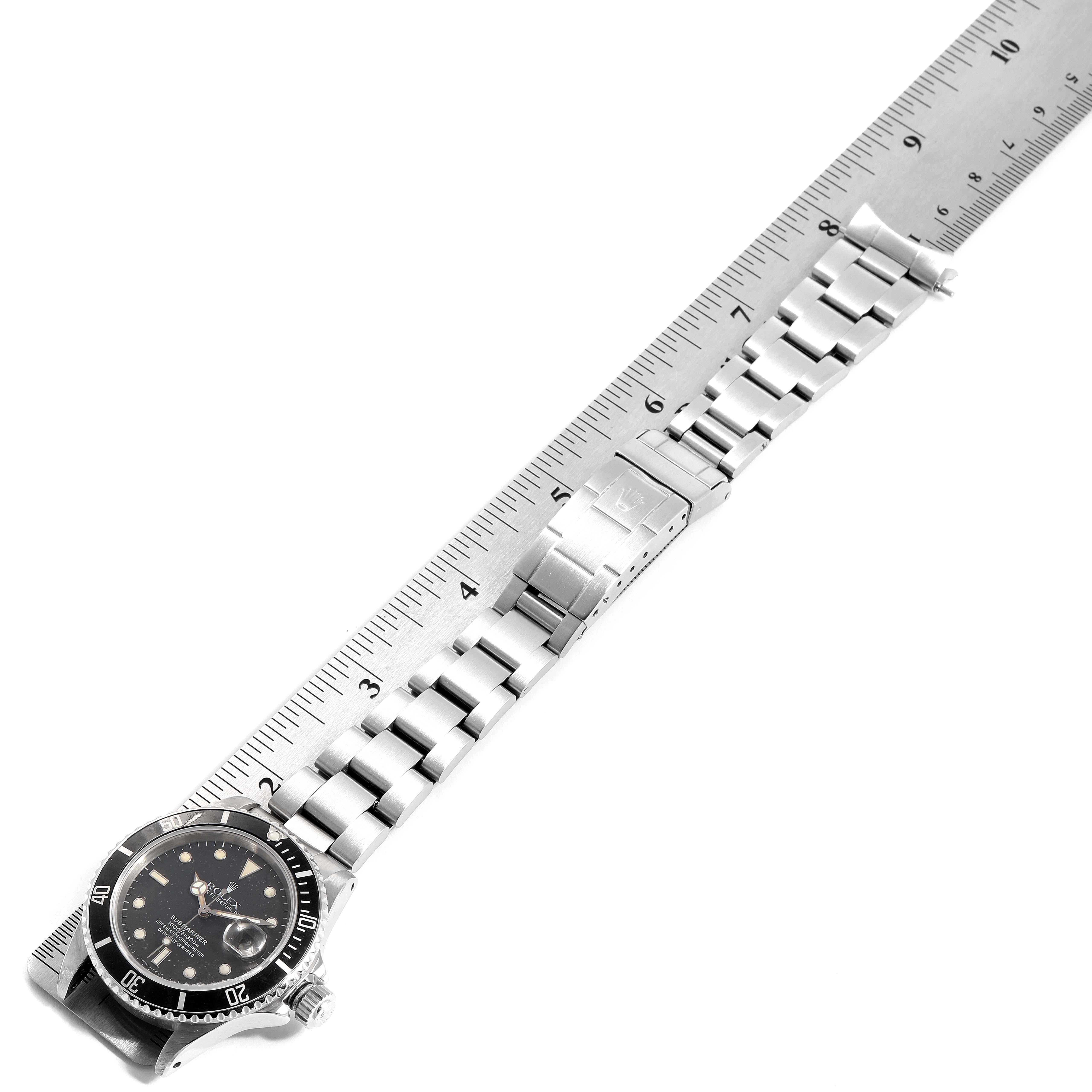 Rolex Submariner Date Steel Men's Vintage Watch 16800 Box 8