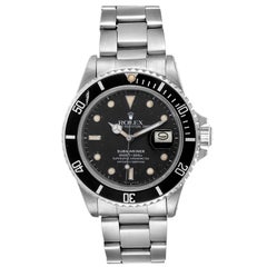 Rolex Submariner Date Steel Men's Vintage Watch 16800 Box
