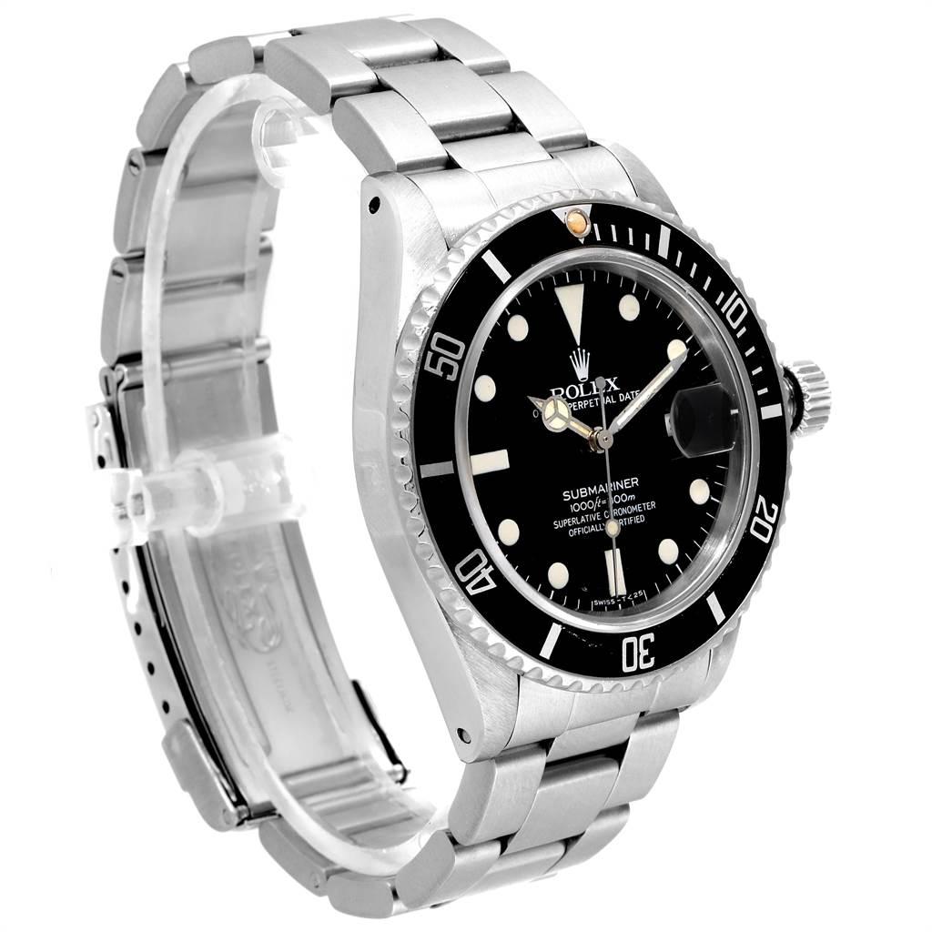 Rolex Submariner Date Steel Men's Vintage Watch 16800 Box 1