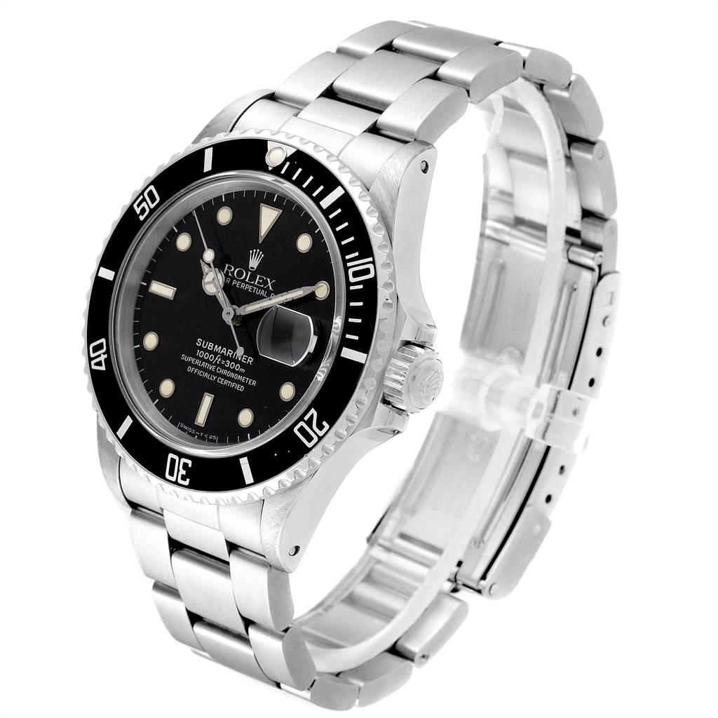 Men's Rolex Submariner Date Steel Men’s Vintage Watch 16800 Box