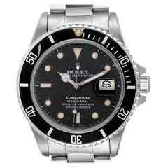 Rolex Submariner Date Steel Men's Vintage Watch 16800 Box