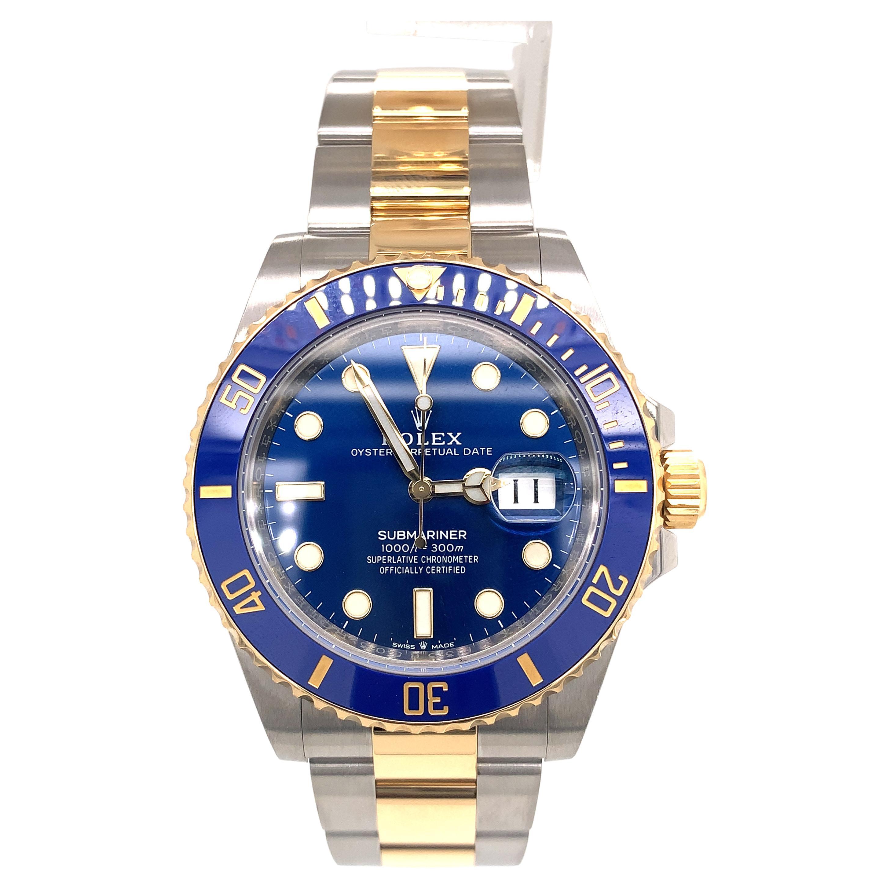 Rolex Submariner Date Two Tone Blue Dial 126613LB 2021