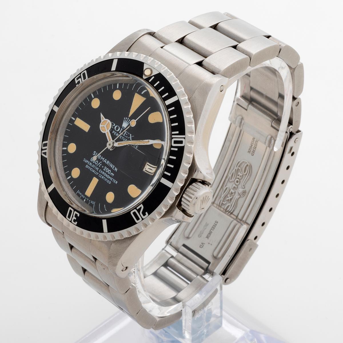 Montre-bracelet Rolex Submariner Date ref 1680, avec patine, 1979, super histoire. Unisexe en vente