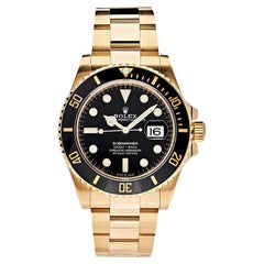 Rolex Submariner Date Yellow Gold Black Dial 126618LN, 2021