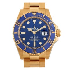 Used Rolex Submariner Date Yellow Gold Watch 126618LB