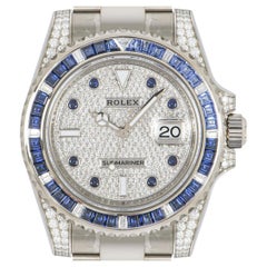 Rolex Submariner Diamond And Sapphire Set 116659SABR
