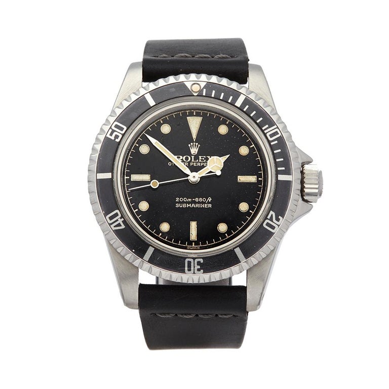 Rolex Submariner Gilt Gloss Meters First Dial Pointed Guards 5512 1stDibs | rolex submariner no crown