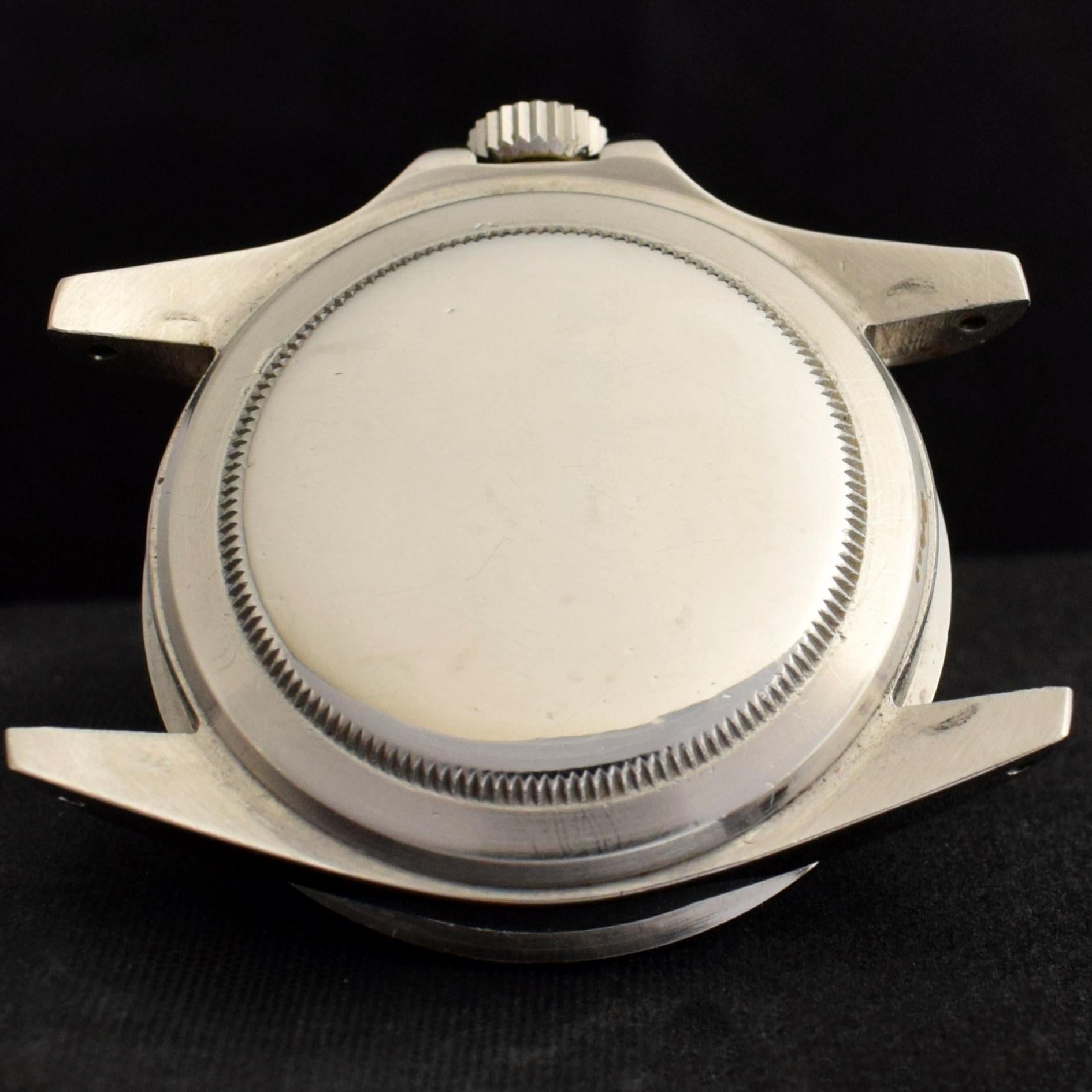 Rolex Submariner Automatikuhr mit vergoldetem, glänzendem Zifferblatt 5513 aus cremefarbenem Stahl, 1966 7