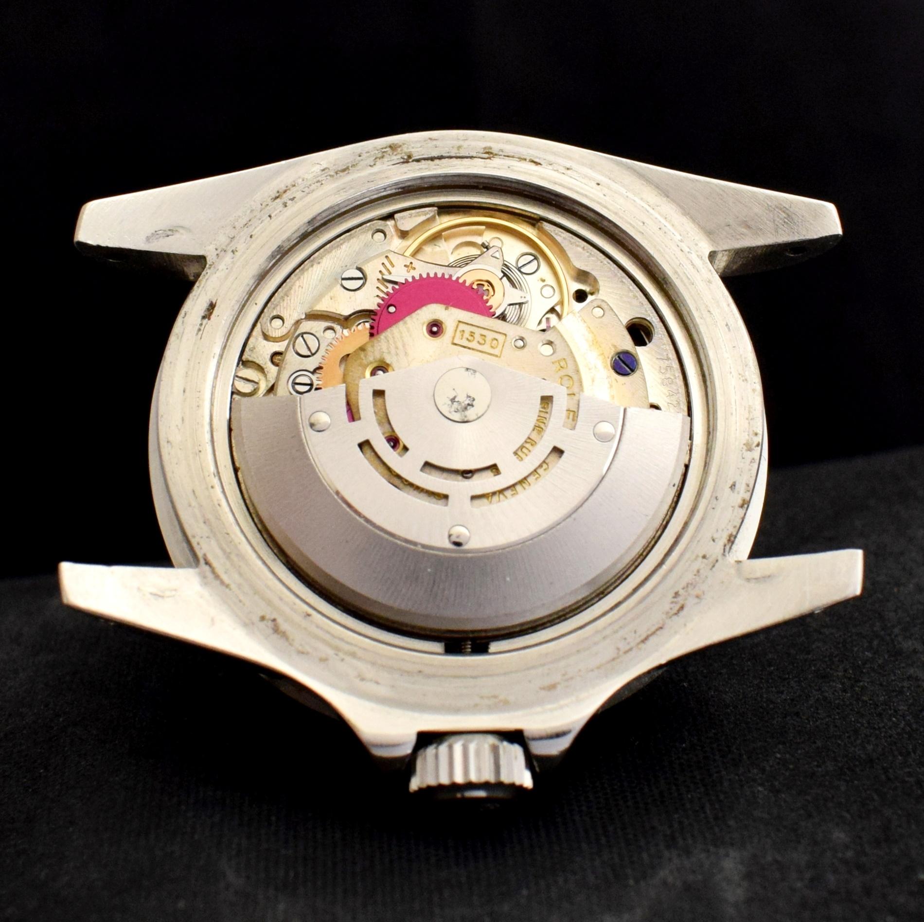 Rolex Submariner Automatikuhr mit vergoldetem, glänzendem Zifferblatt 5513 aus cremefarbenem Stahl, 1966 9