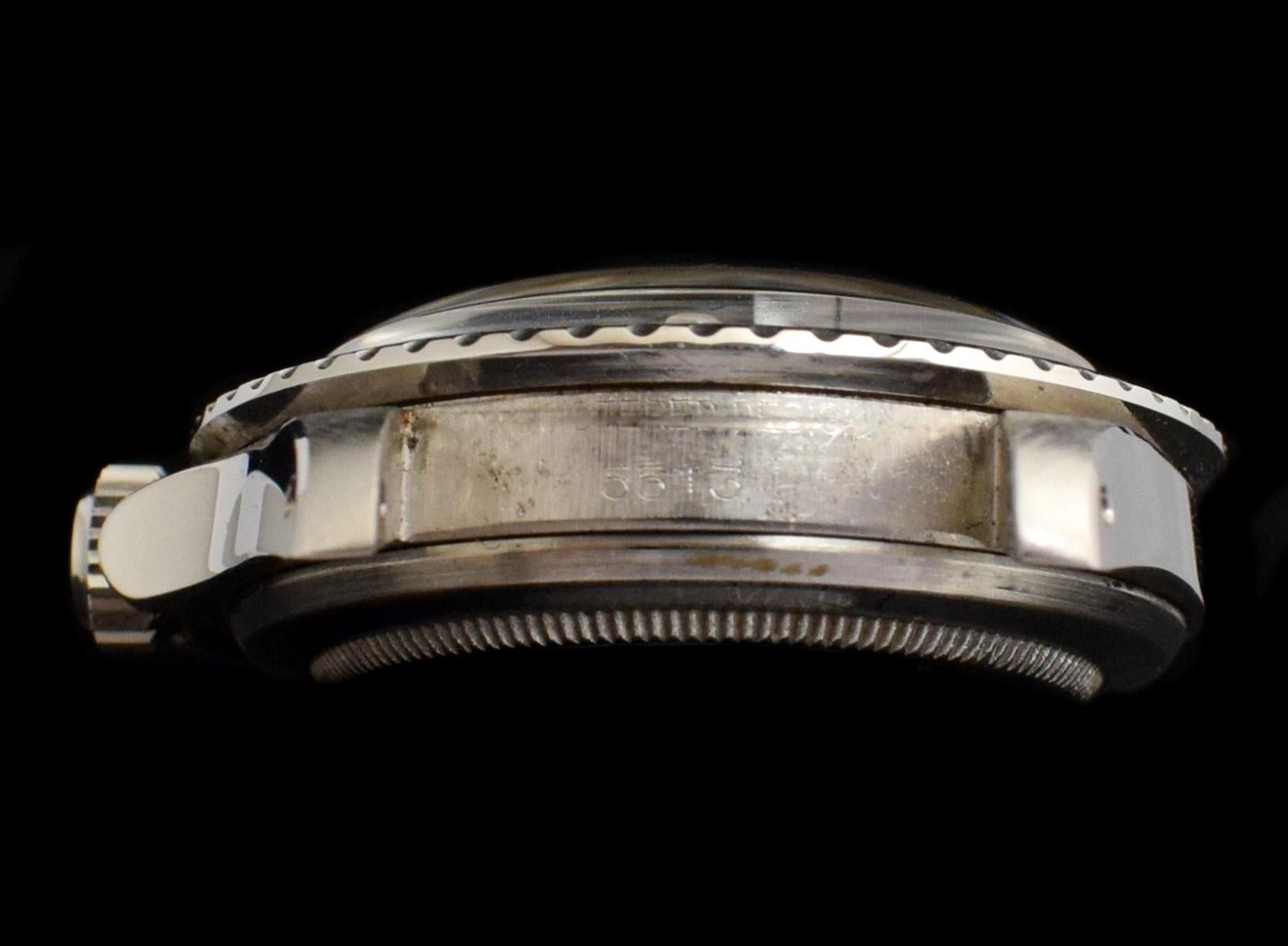 Rolex Submariner Automatikuhr mit vergoldetem, glänzendem Zifferblatt 5513 aus cremefarbenem Stahl, 1966 5