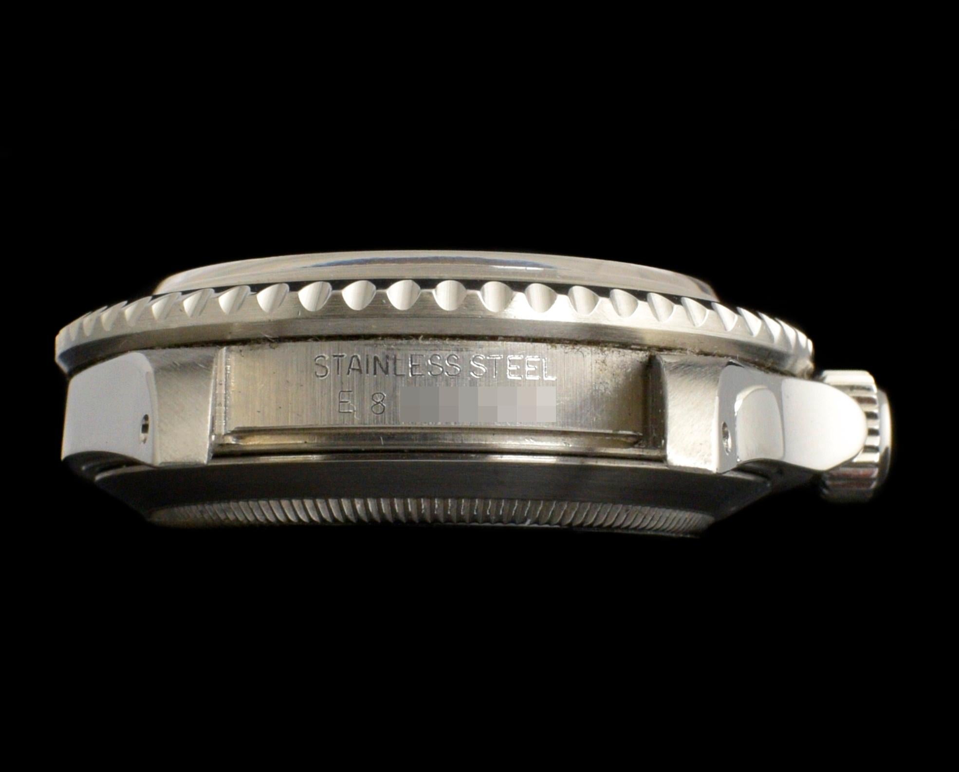 Montre automatique Rolex Submariner en acier couleur crème avec cadran brillant 16610, 1990 3