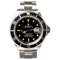 Rolex Submariner Glossy Dial 16610 Creamy Date Steel Automatic Watch, 1990