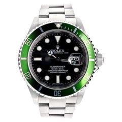 Used Rolex Submariner Green 50th Anniversary Edition M16610LV