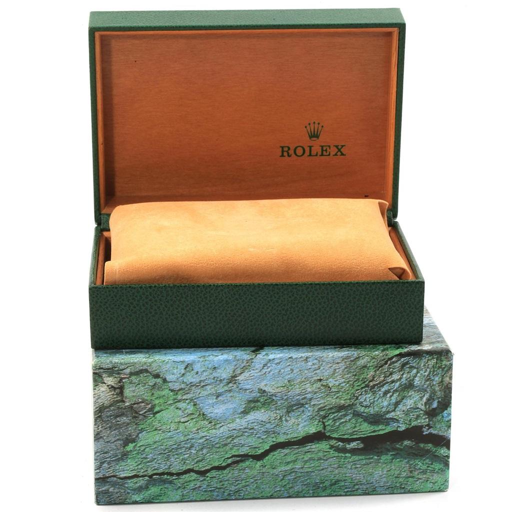 Rolex Submariner Green 50th Anniversary Flat 4 Men’s Watch 16610LV For Sale 7
