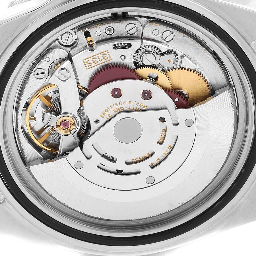 Rolex Montre Submariner verte plate 16610LV 50e anniversaire du 50e anniversaire en vente 3