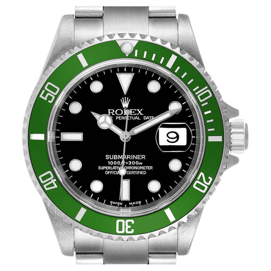 rolex submariner green and black