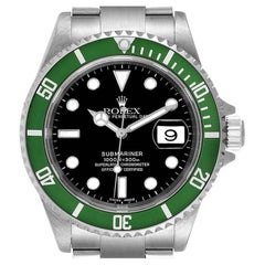 Rolex Submariner Green 50th Anniversary  Watch 16610LV