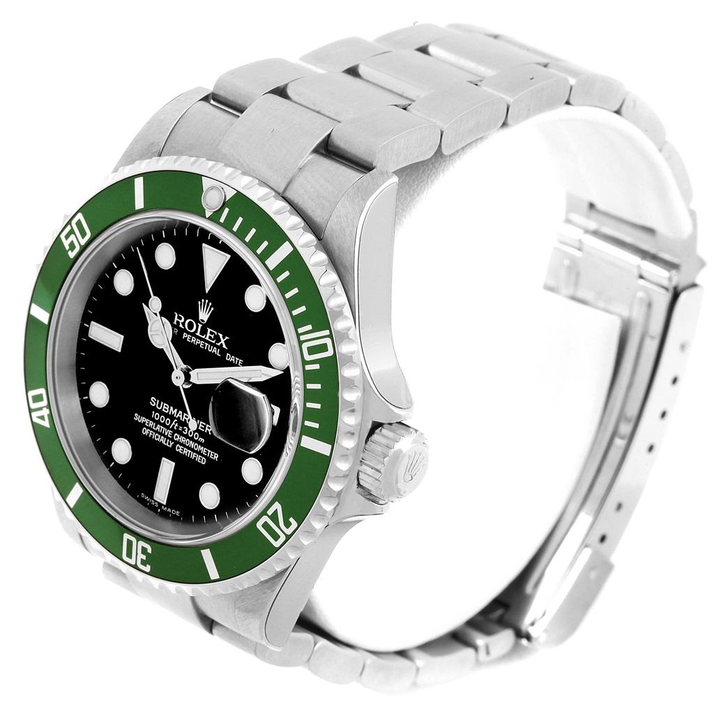 Rolex Submariner Green 50th Anniversary Kermit Watch 16610LV Unworn 1