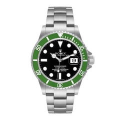 Rolex Submariner Green 50th Anniversary Steel Mens Watch 16610LV