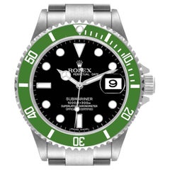 Rolex Submariner Green 50th Anniversary Steel Mens Watch 16610LV