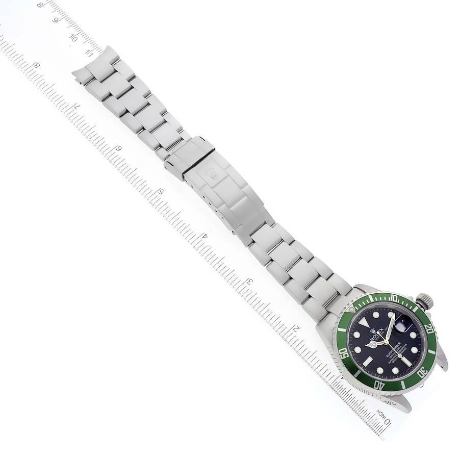 Rolex Submariner Green 50th Anniversary Watch 16610LV 3