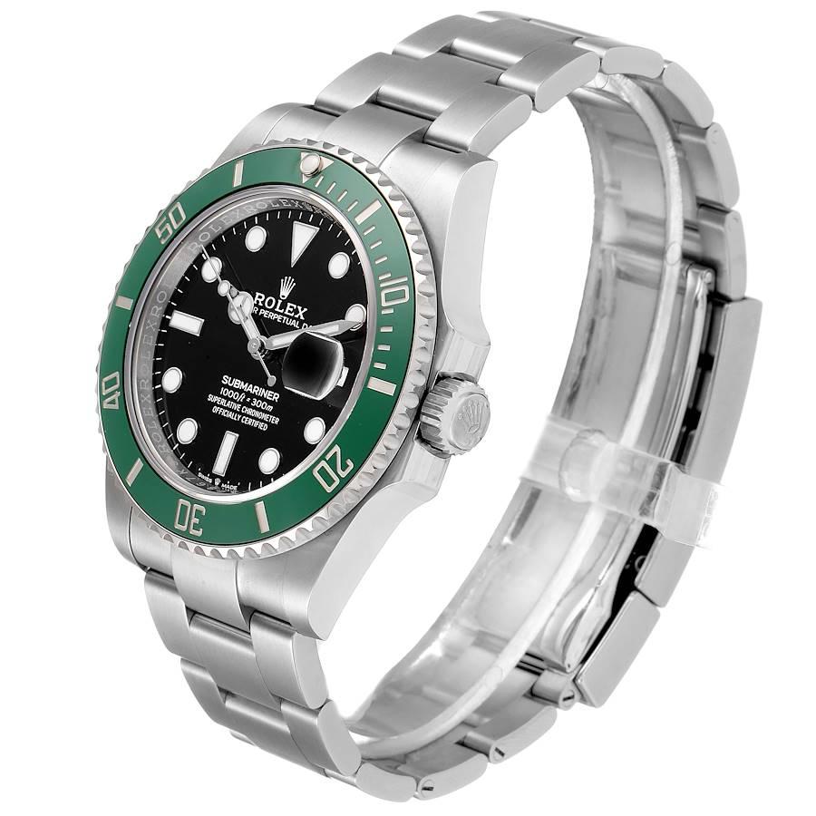 Rolex Submariner Green Kermit 41 Steel Men's Watch 126610LV Unworn In Excellent Condition For Sale In Atlanta, GA