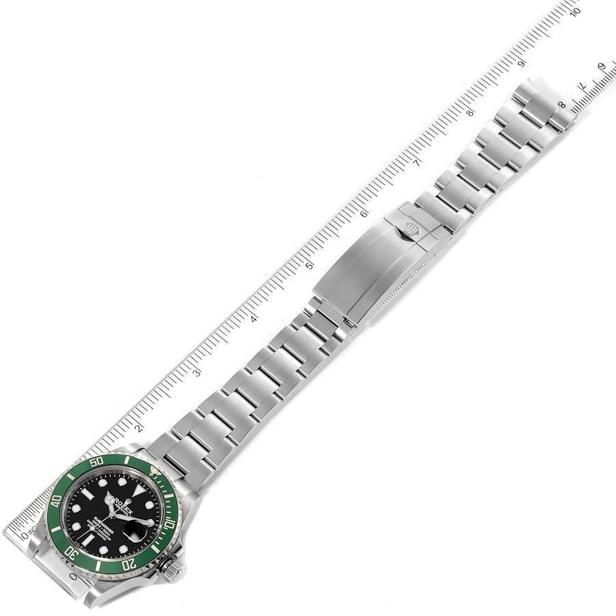Rolex Submariner Green Kermit Cerachrom Mens Watch 126610LV Box Card For Sale 5