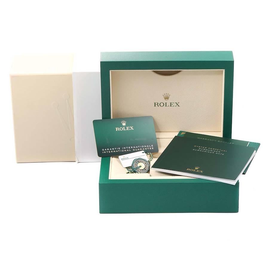 Rolex Submariner Green Kermit Cerachrom Mens Watch 126610LV Box Card For Sale 7