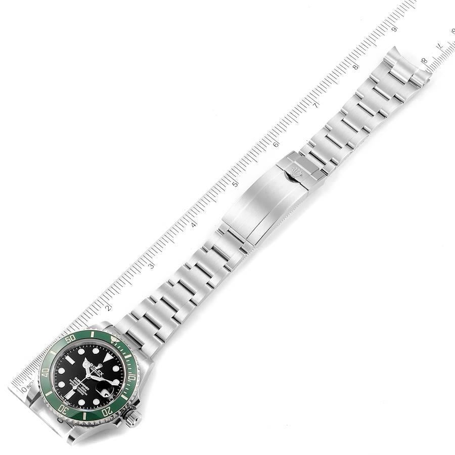 Rolex Submariner Green Kermit Cerachrom Men's Watch 126610LV Box Card For Sale 5