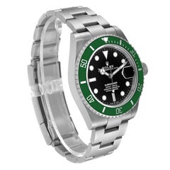 Rolex Submariner Green Kermit Cerachrom Mens Watch 126610LV Unworn