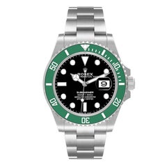 Rolex Submariner Green Kermit Cerachrom Mens Watch 126610LV Unworn