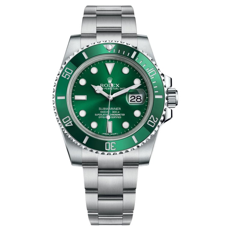Rolex Submariner "Hulk" 116610LV, Mint, 2014, Watch Complete For Sale ...