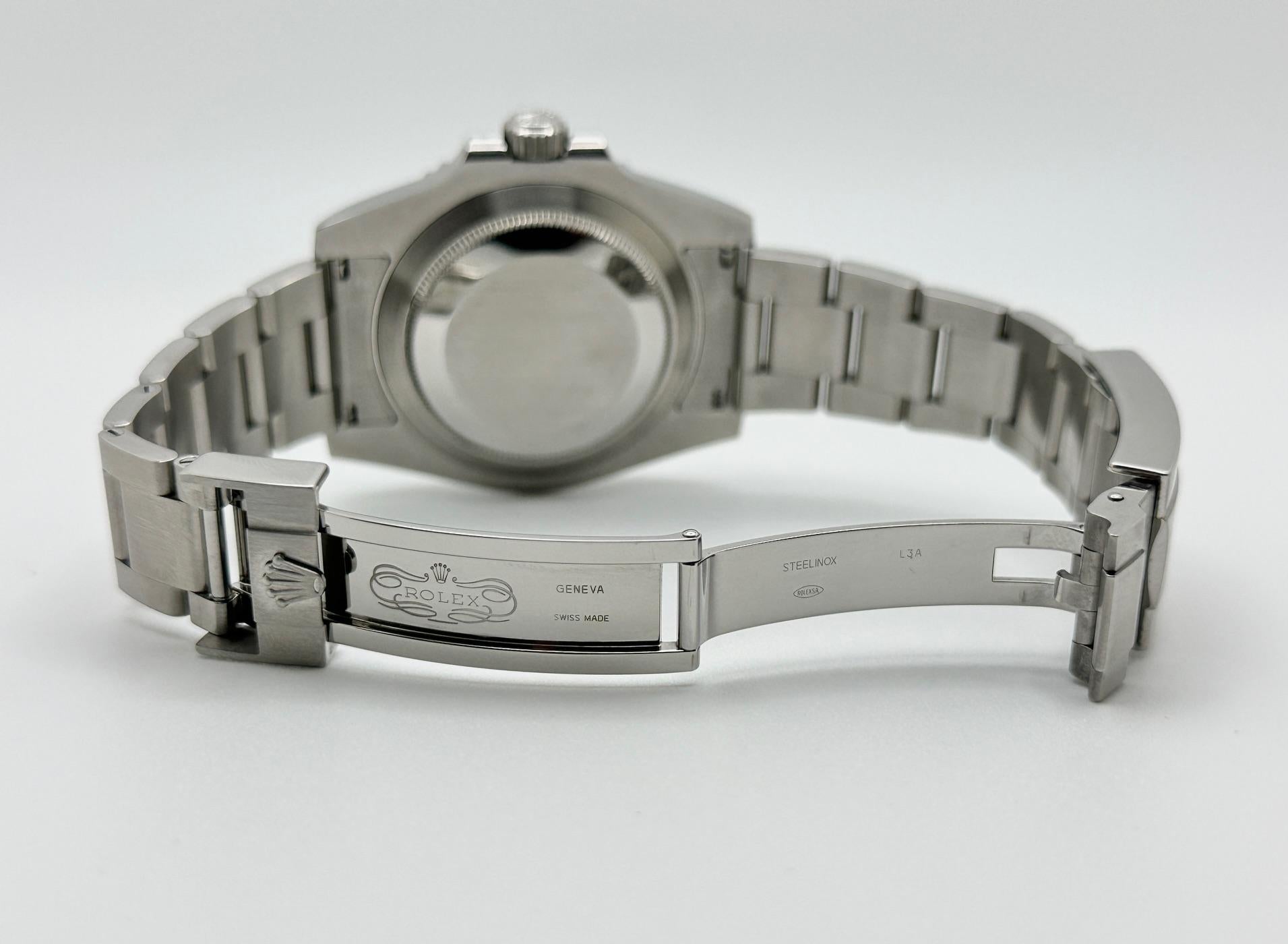Rolex Submariner Hulk 116610LV Ceramic Green Bezel Green Dial Steel Box Paper For Sale 2