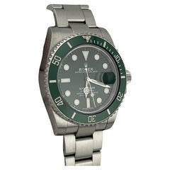 Rolex Submariner HULK 116610LV Green Ceramic Stainless Steel Box Paper 2016