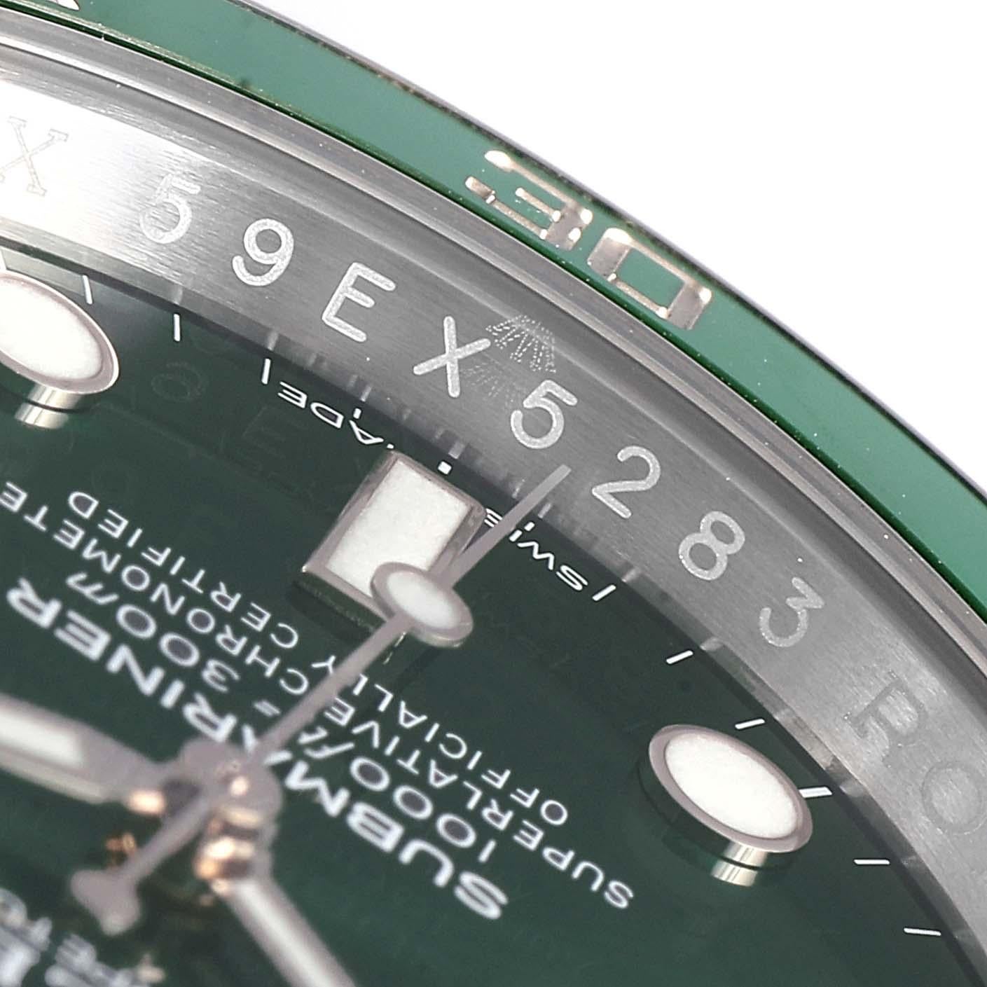 Rolex Submariner Hulk Green Dial Bezel Men's Watch 116610LV Box Card 3