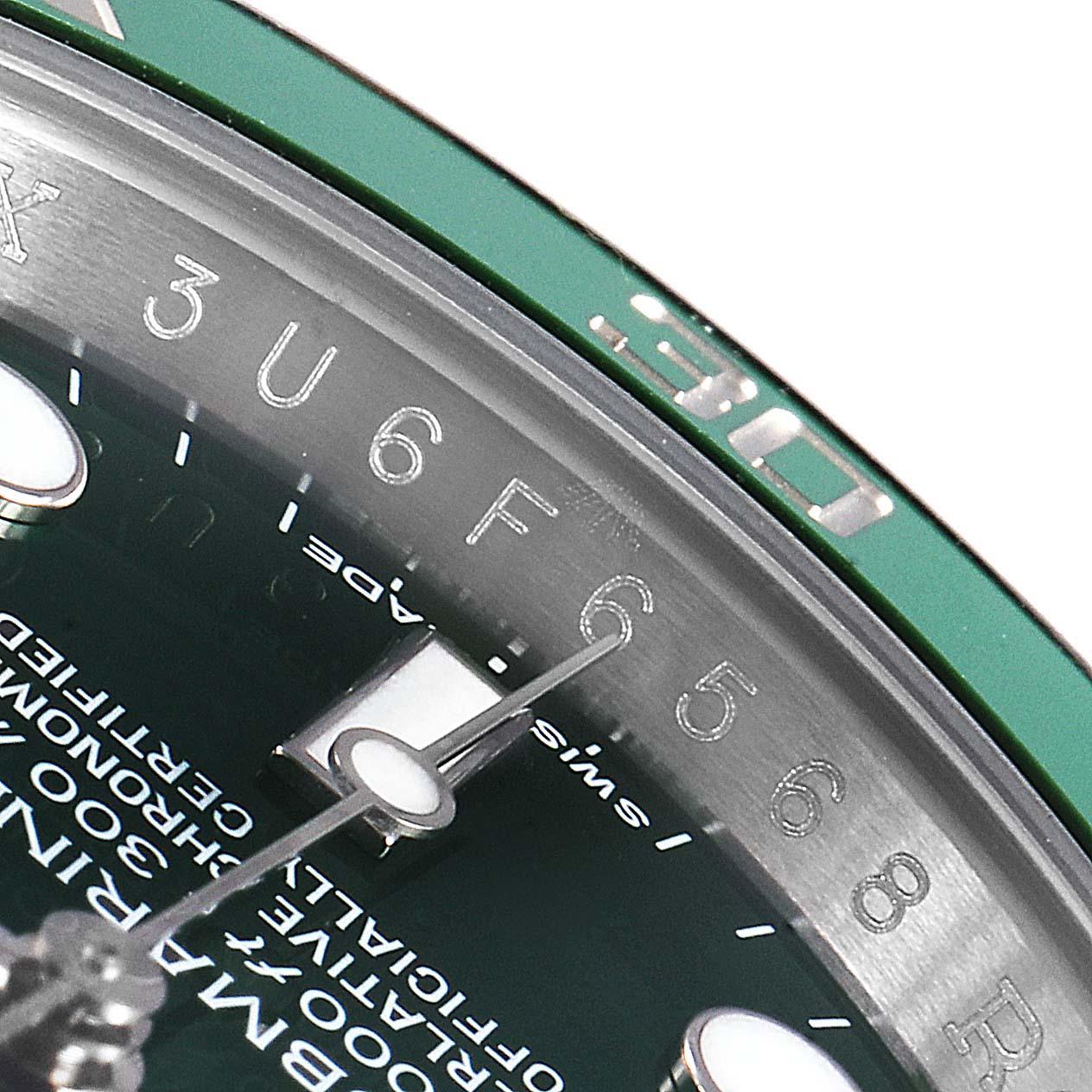 Rolex Submariner Hulk Green Dial Bezel Men's Watch 116610LV Box Card For Sale 2