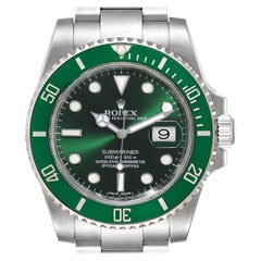 Rolex Submariner Hulk Green Dial Bezel Men's Watch 116610LV Box Card